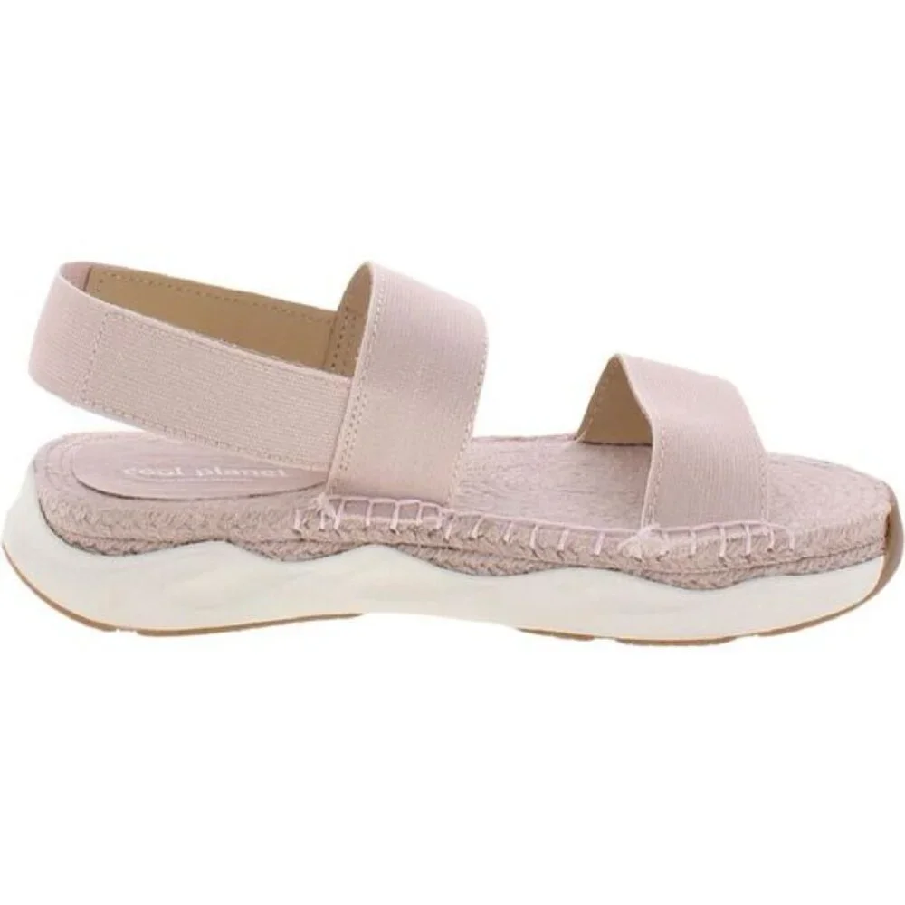 NWT Cool Planet by‎ Steve Madden Women's Sirrius Pink Woven Espadrilles Shoes - Picture 2 of 16